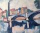 Art object - Le Pont            ,,a. Maurice de Vlaminck,,