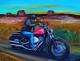 Art object - Harley Davidson Ausflug im Monument Valley