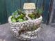 Art object - Kakteentopf mit Haus