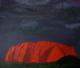 Kunstwerk - Unwetter droht am Ayers Rock