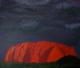 Kunstwerk - Unwetter droht am Ayers Rock