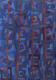 Art object - Blauer Spalier
