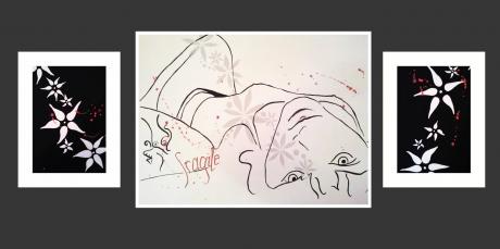 ---Fragile und Flower als Kombi - Nadine Elsner - auf - Array - ---Fragile und Flower als Kombi - Nadine Elsner - auf - Array -