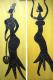 Art object - Afrikanischer Hochzeitstanz (Diptychon)